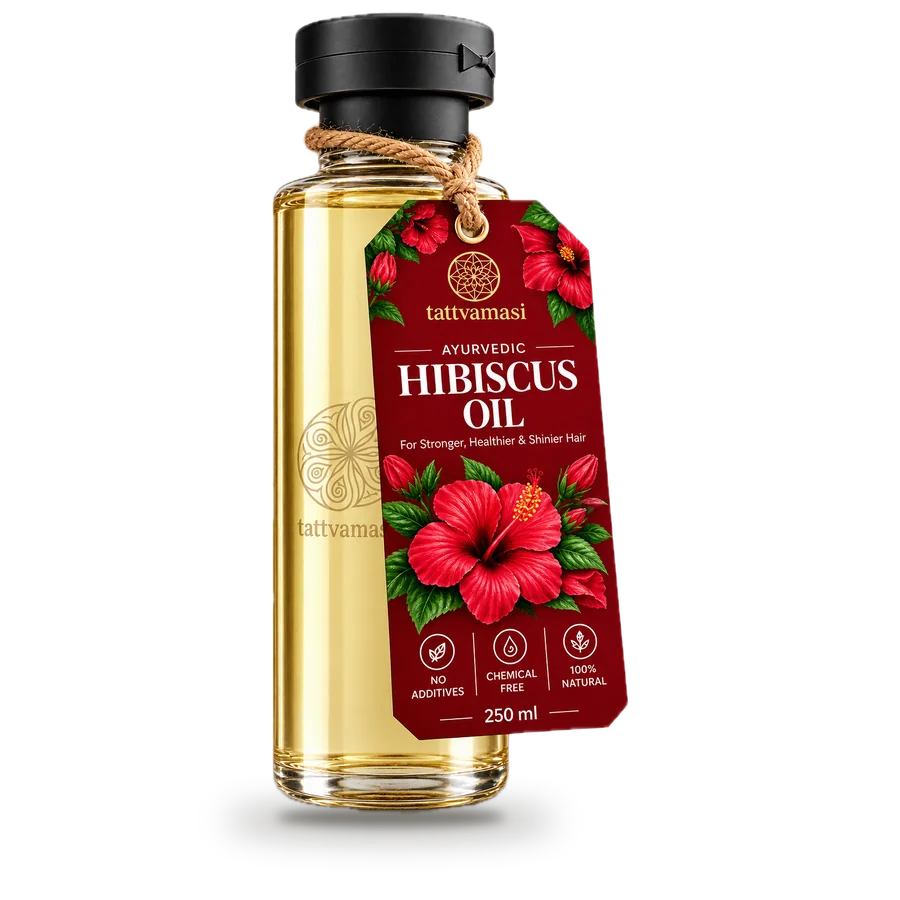 Hibiscus Oil, front label